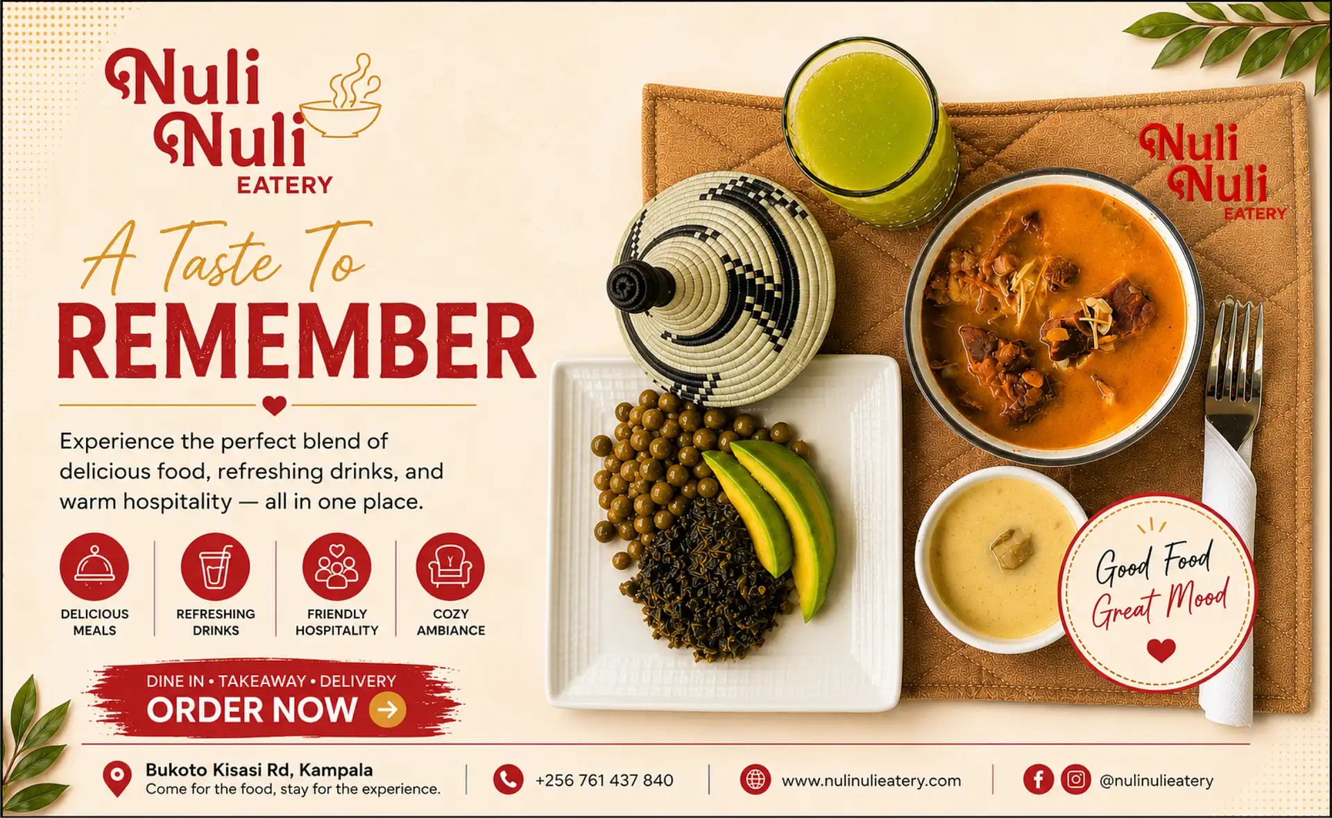Nuli Nuli Eatery — authentic cultural food in Kampala